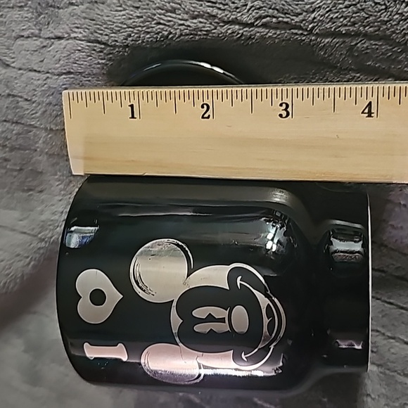 DISNEY STORE I LOVE MICKEY MOUSE COFFEE MUG CUP BLACK/GOLD - Picture 7 of 7
